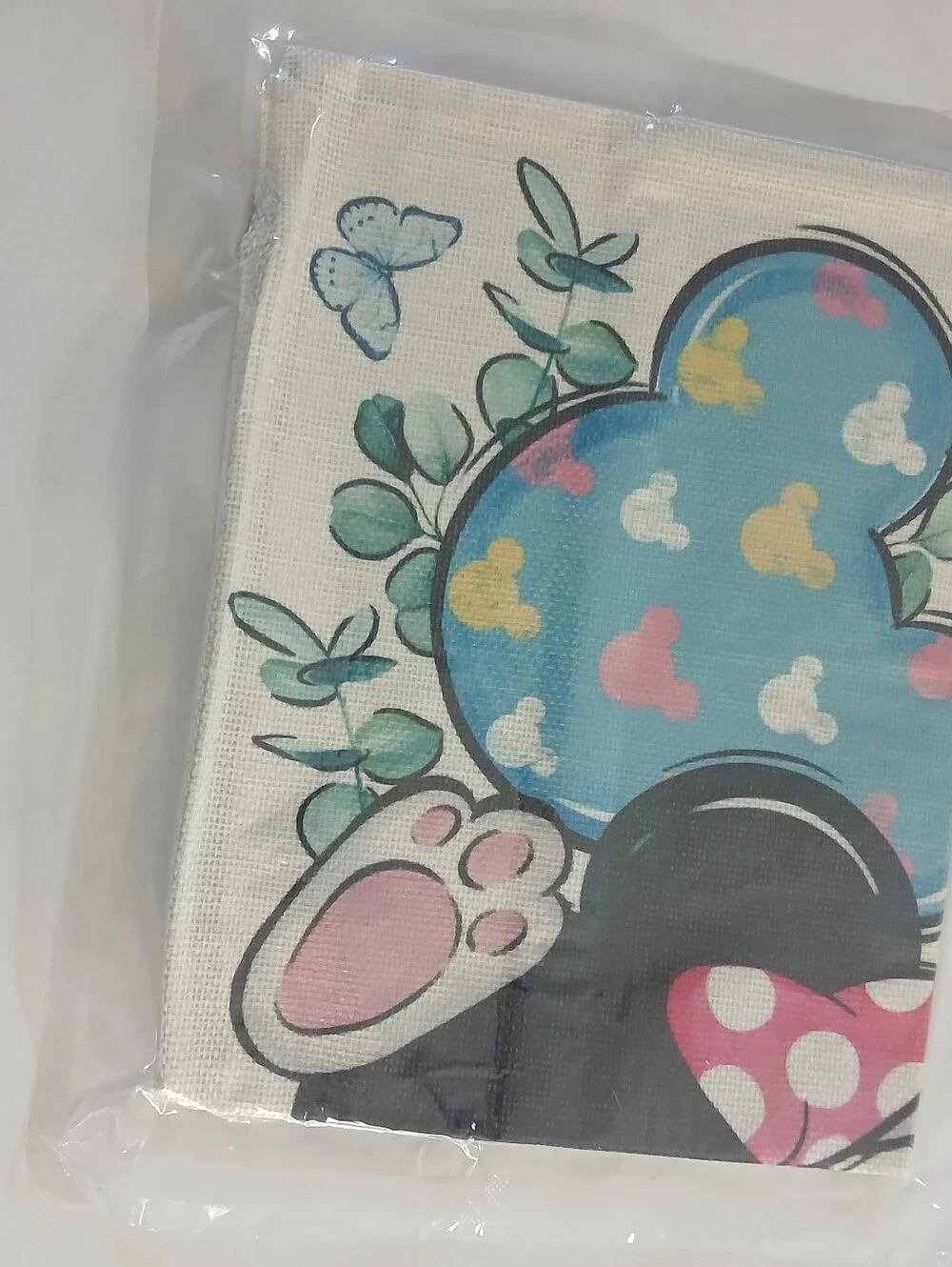 New Minnie Mouse Easter Bunny Spring Decorative Pillow Cover 12